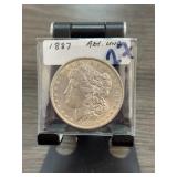 1887 Morgan Silver Dollar