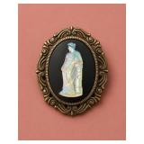 Cameo Brooch with Classical Female Figure