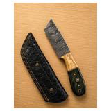 Damascus Steel Knife with Sheath