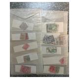 Postage Stamps in Envelopes