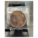 1881-S Morgan Silver Dollar Coin