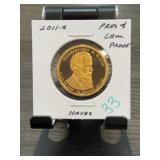 2011-S Rutherford B. Hayes $1 Proof Coin