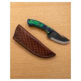 Handcrafted Knife with Leather Sheath