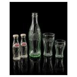 Coca-Cola and Pepsi Glass Bottle Lot