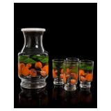 Anchor Hocking Orange Juice Carafe Set