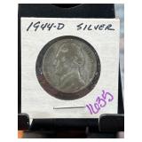 1944-D Jefferson Nickel in Holder
