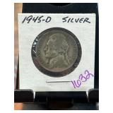 1945-D Jefferson Nickel Coin