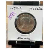 1979-D Susan B. Anthony Dollar MS65/66