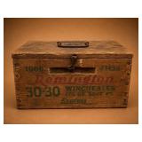 Remington Winchester 30-30 Wooden Ammo Box