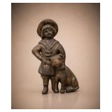 A.C. Williams Buster Brown & Tige Cast Iron Bank