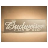 Budweiser King of Beer Mirror Sign