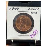 1940 Lincoln Wheat Cent in Choice Uncirculated Con