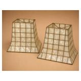Square Capiz Shell Lamp Shades