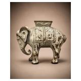 A.C. Williams Cast Iron Elephant Coin Bank