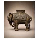 A.C. Williams Antique Cast Iron Elephant Bank