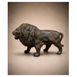 A.C. Williams Cast Iron Lion Coin Bank