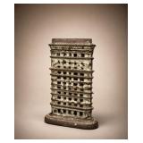 A.C. Williams Cast Iron Skyscraper Coin Bank
