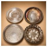 Towle, Reed & Barton Silver Plated Bowls Plates