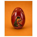 Hand Painted Wooden Orthodox Egg