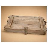 Rectangular Ammo Crate with Rope Handles