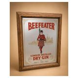 Beefeater Gin Mirror Sign with Plastic Frame