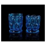 Blue Moon and Star Glass Toothpickï¿½Holders