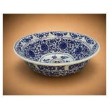 Blue and White Porcelain Sink