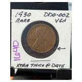 1930 Lincoln Wheat DDO-002 Penny