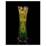 Art Glass Swung Vase