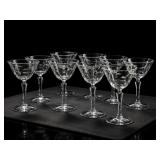 12pc Libbey Windswept Champagne Coupe Glasses