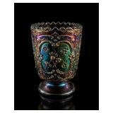 Fenton Amethyst Carnival Glass Wildï¿½Strawbery