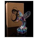Fenton Amethyst Carnival Glass Hummingbird