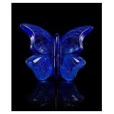 Fenton Cobalt Blue Glass Butterfly Figurine