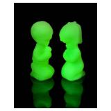 Fenton Uranium Custard Glass Praying Children