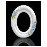 Fenton White Milk Glass Oval Frame
