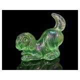 Fenton Vintage Playful Crouching Puppy Figurine