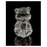Fenton Art Glass September Birthstone Bear