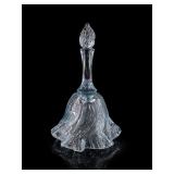 Fenton Clear Feather Pattern Glass Bell
