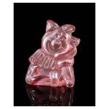 Fenton Glass "Pippin" Iridescent Clown Figur