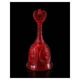 Fenton Ruby/Amberina Glass Patriot Bell