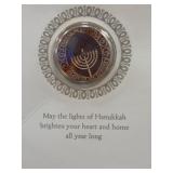 1979 Franklin Mint Hanukkah Medal in Case