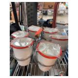 Hearth & Hand Drink Caddy Set with Cups