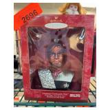 Hallmark Worf Star Trek Glass Ornament