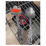 Kirk Pewter Leaf & Grape Salad Servers