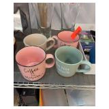 Ceramic Quote Mugs, Set of Four