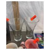 Clear Glass Flower Vases