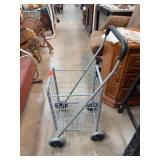 Metal Folding Utility Shopping Cart