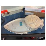 Sigrid Olsen Fish-Shaped Melamine Serving Set