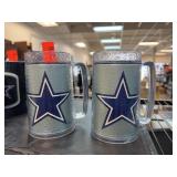 Dallas Cowboys NFL Freezer Mugs, Pair