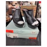 Jessica Simpson Black Wedge Mules Size 7.5